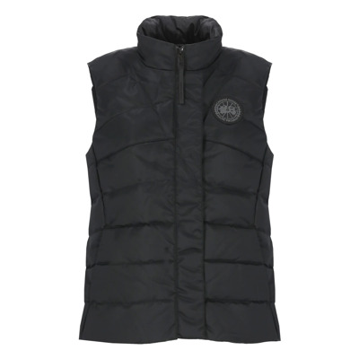 Gewatteerde Zwarte Husky Jas Canada Goose , Black , Dames