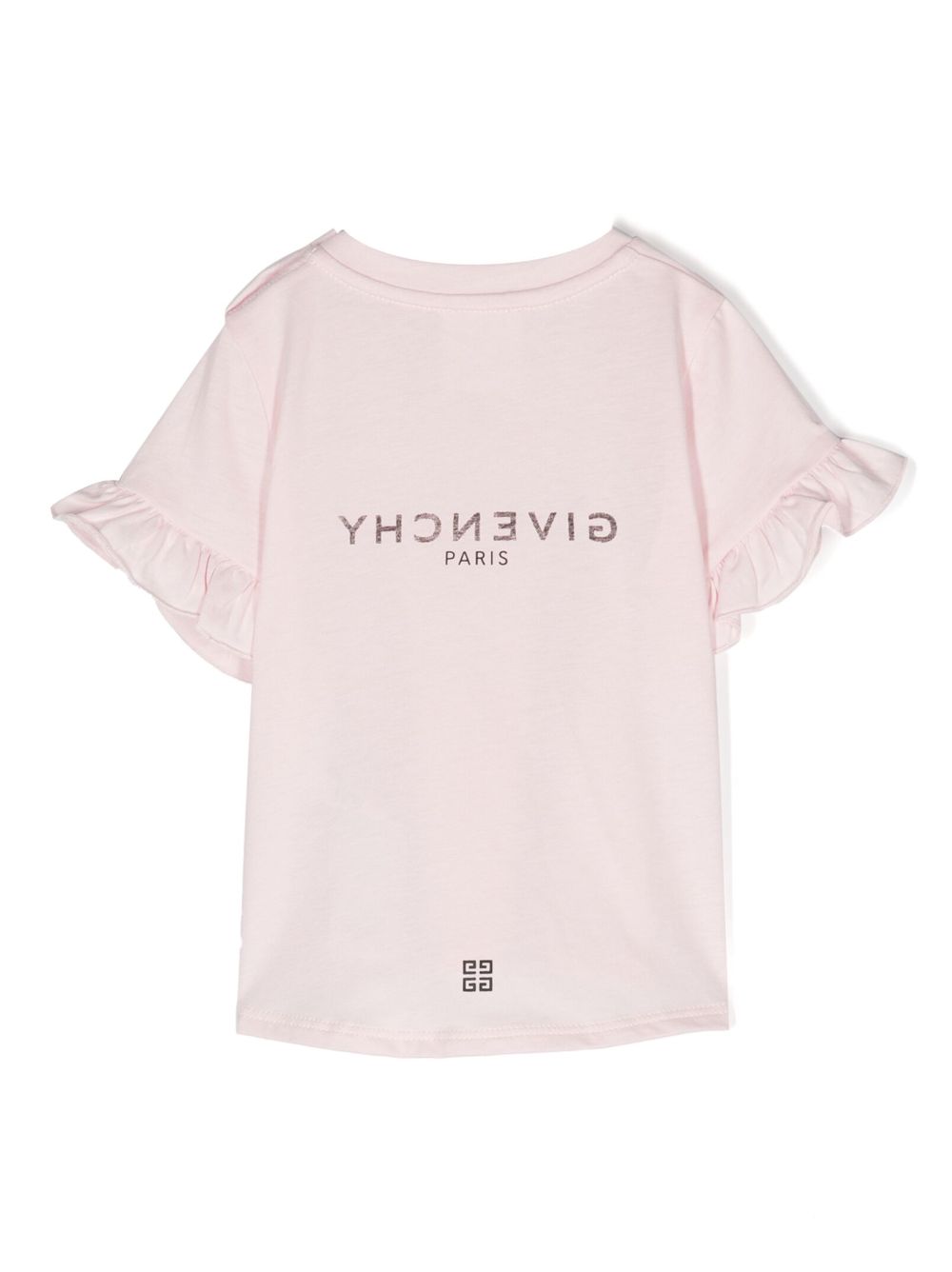 Givenchy Kids T-shirt met logoprint - Roze