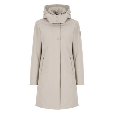 Grijze Parka met Afneembare Capuchon Woolrich , Gray , Dames