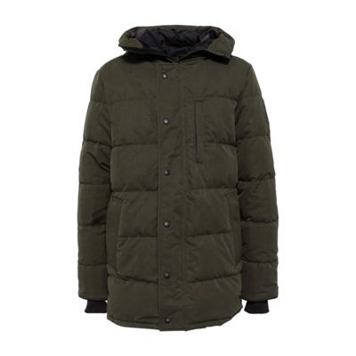 Groene Parka Jas met Capuchon Canada Goose , Green , Heren