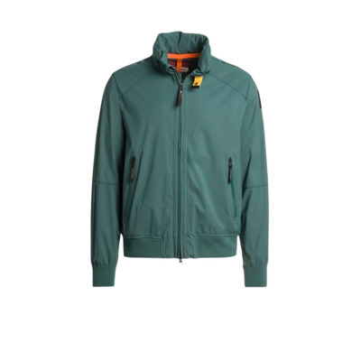 Groene Softshell Jas met Capuchon Parajumpers , Blue , Heren