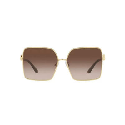 Gross Grain Zonnebril Dolce & Gabbana , Brown , Dames