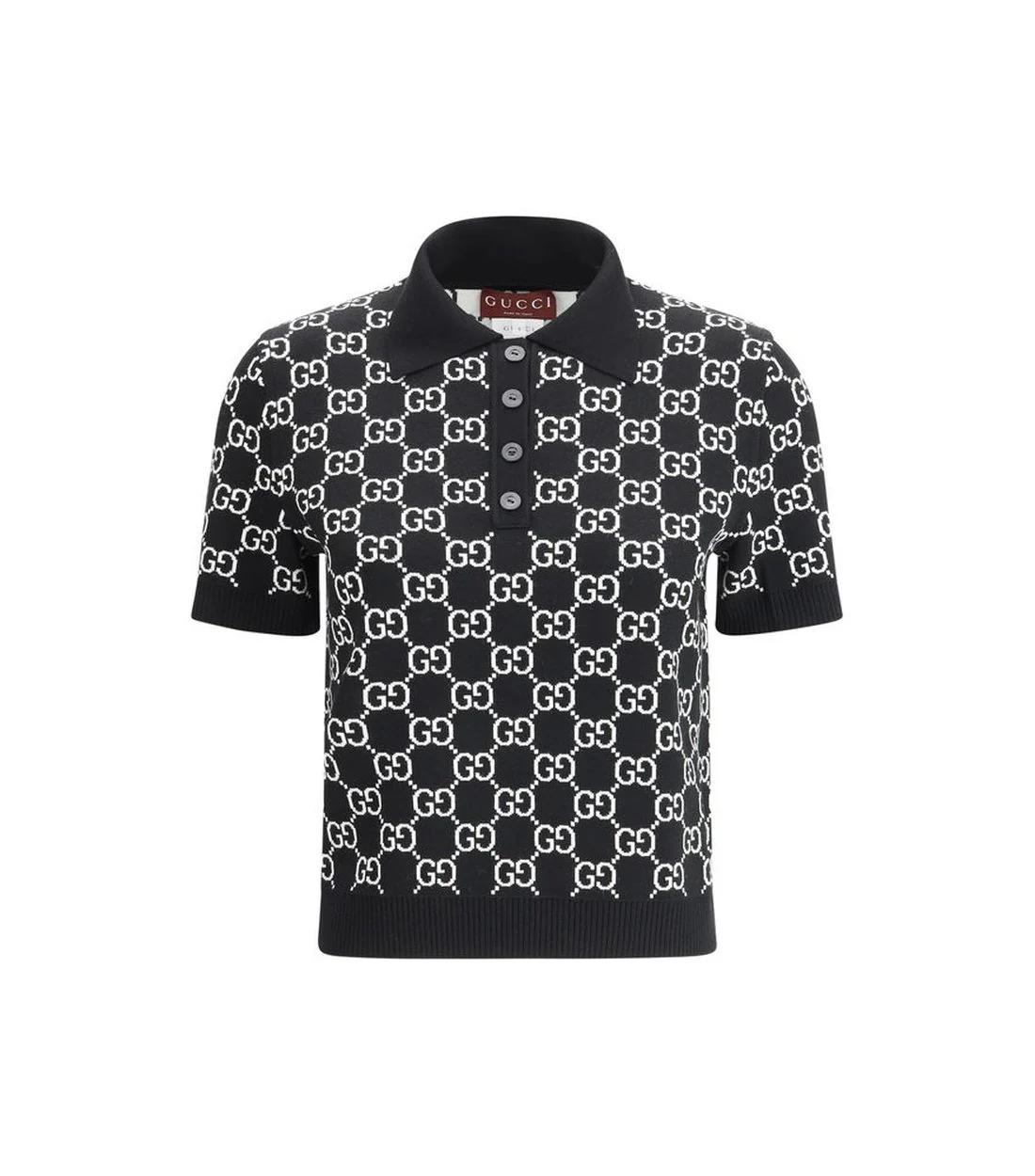 Gucci Gg gebreide jacquard polo top