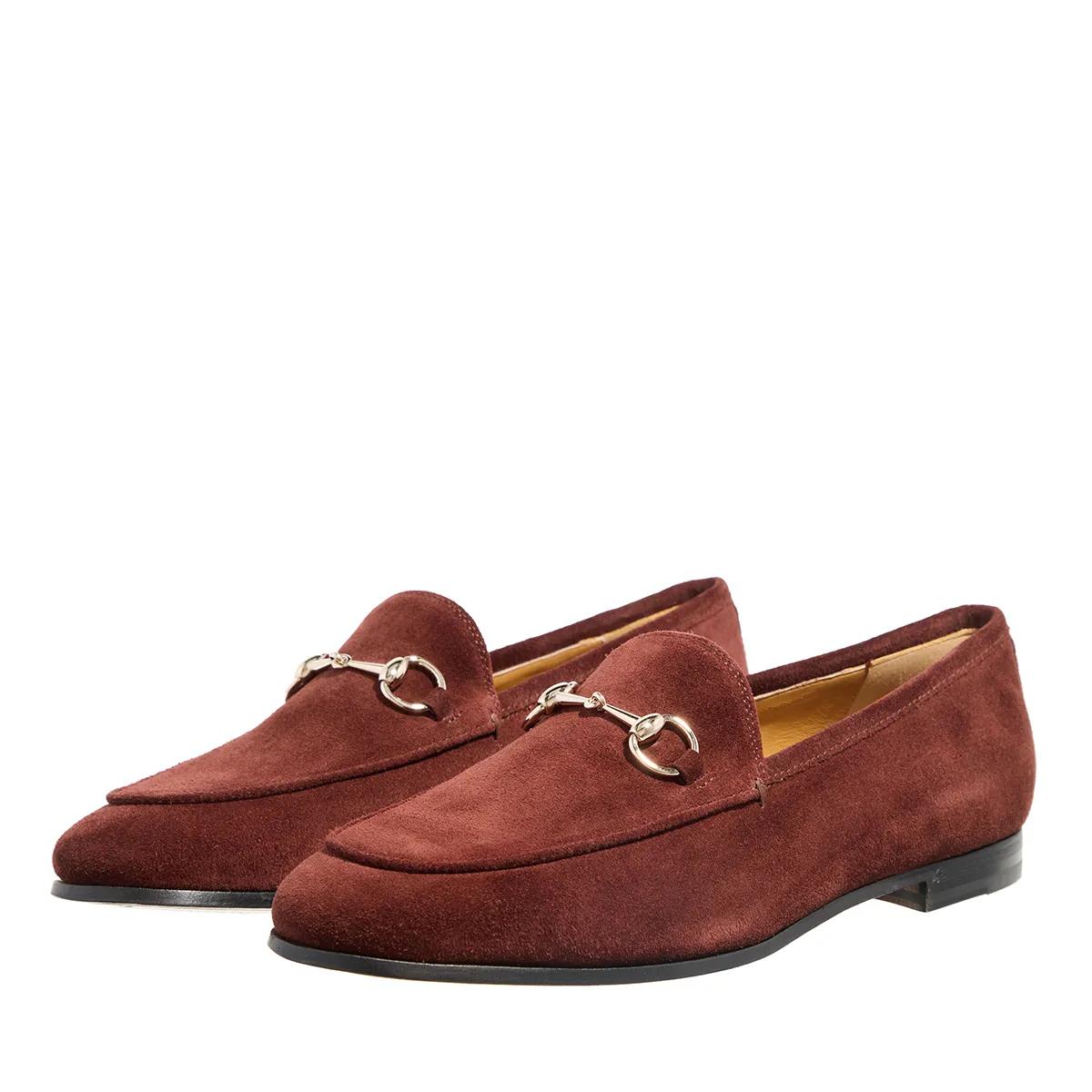 Gucci Loafers - Horsebit Suede Loafers in bruin