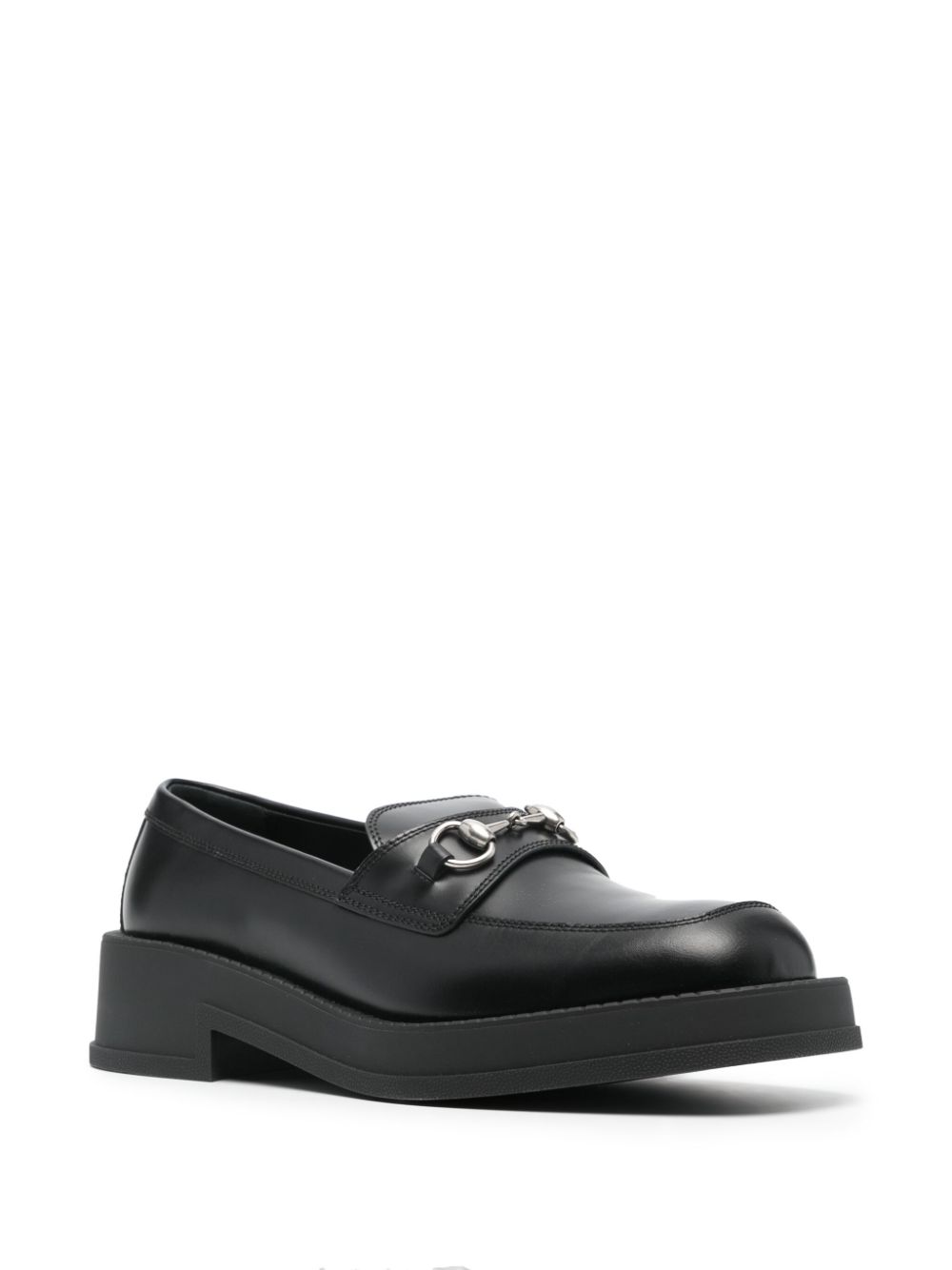 Gucci Loafers met vierkante neus - Zwart