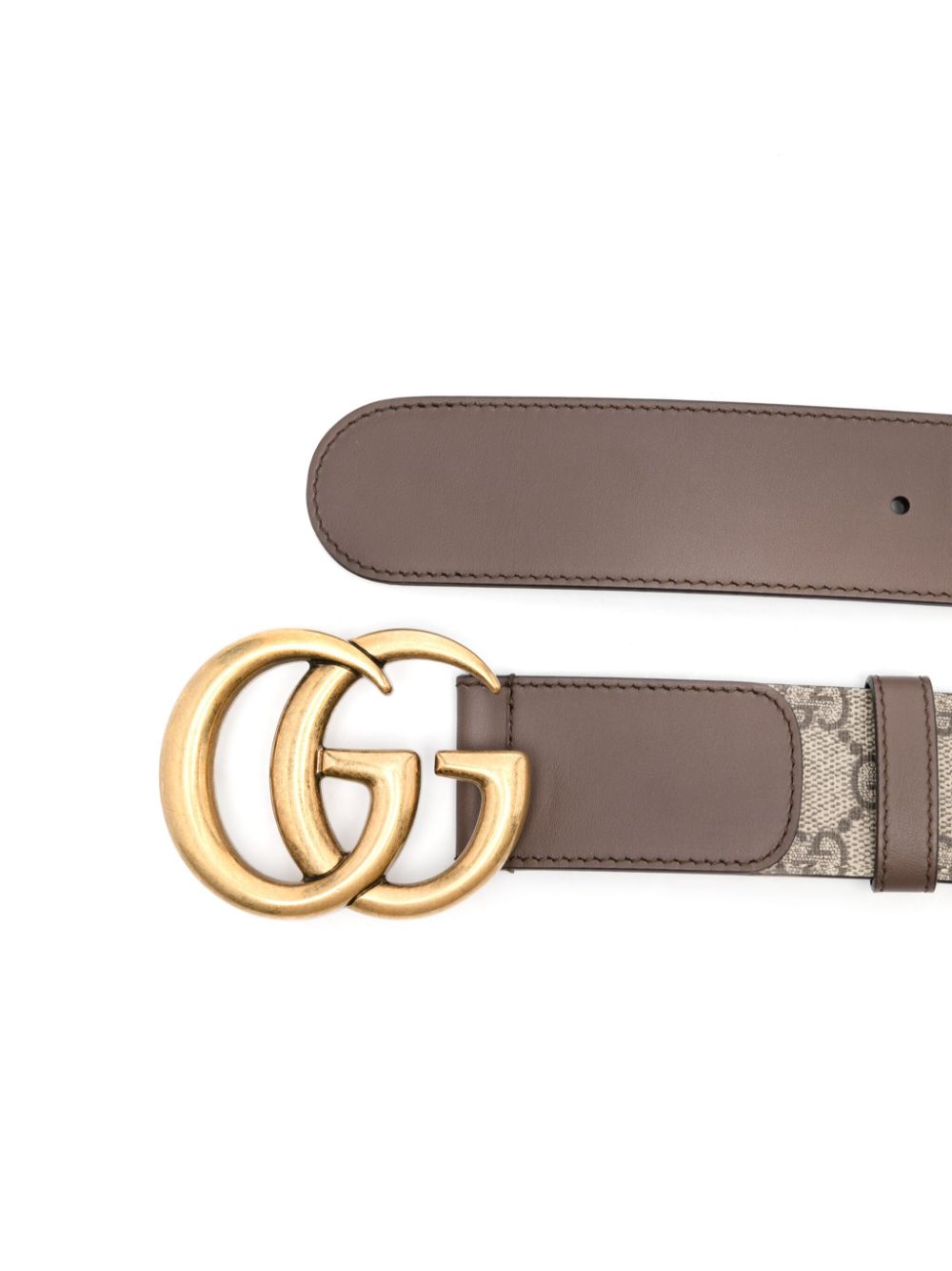 Gucci Riem met logogesp - Beige