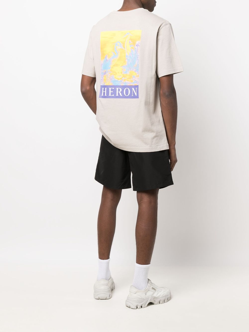 Heron Preston T-shirt met logoprint - Grijs