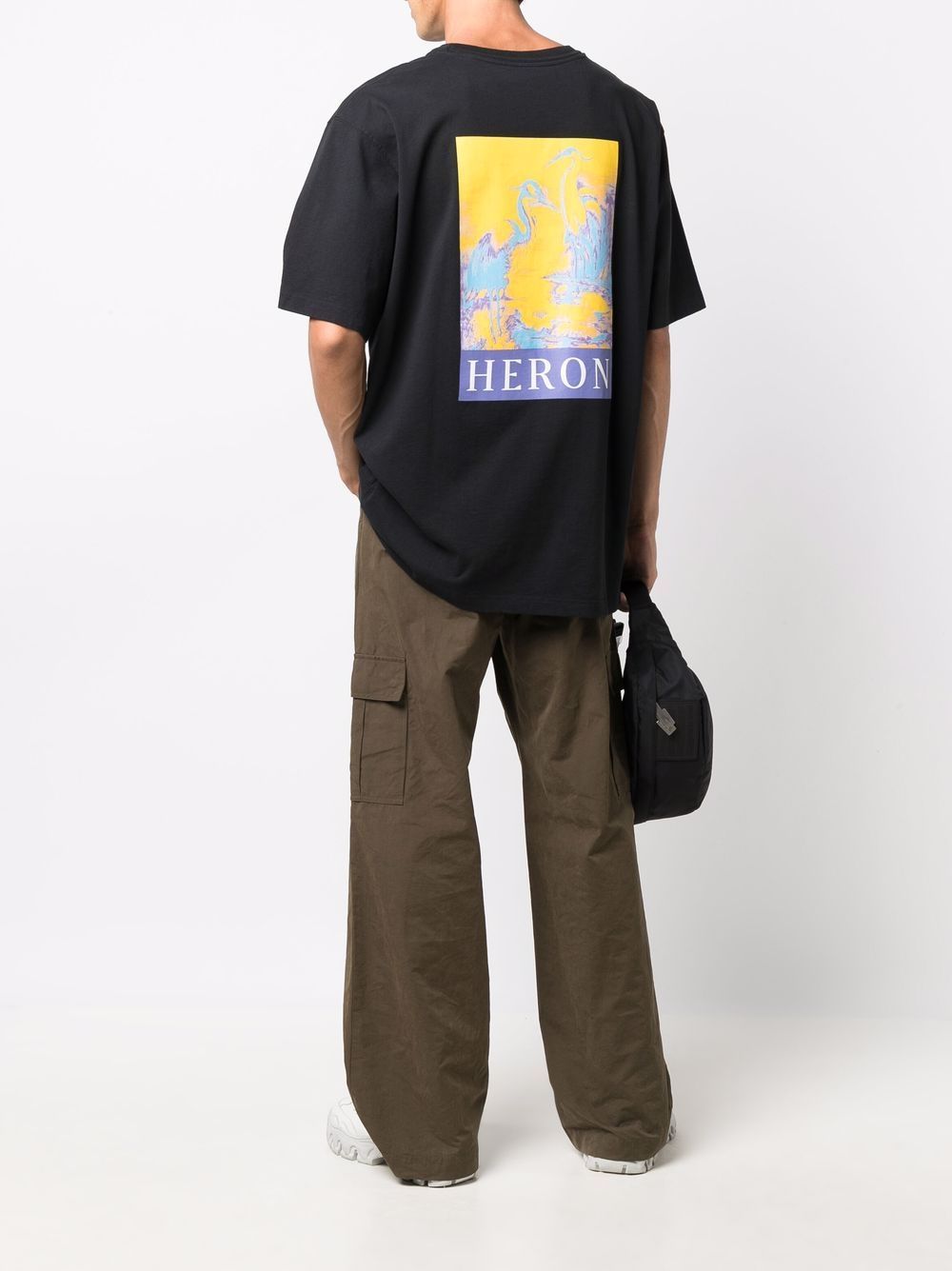 Heron Preston T-shirt met logoprint - Zwart