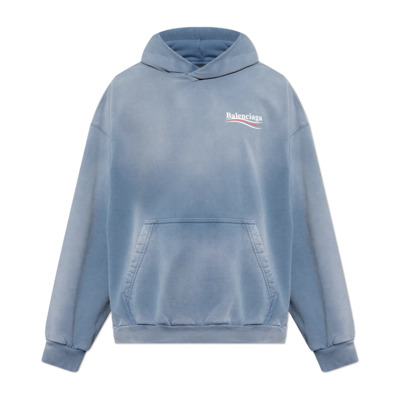 Hoodie Balenciaga , Blue , Heren