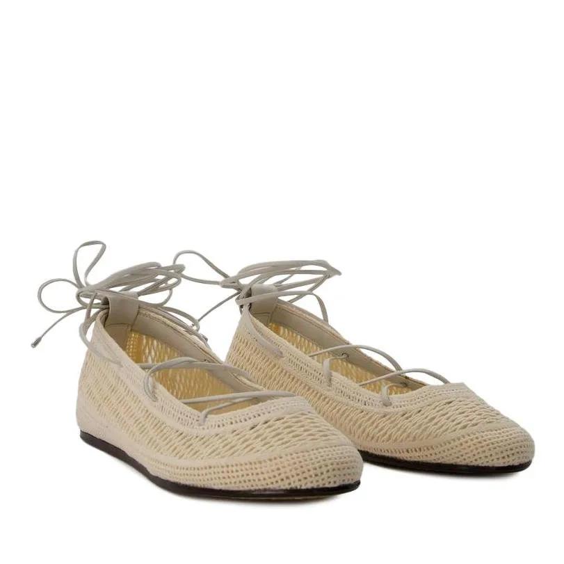 Isabel Marant Loafers - Belna Ballerinas - Cotton - Beige in beige