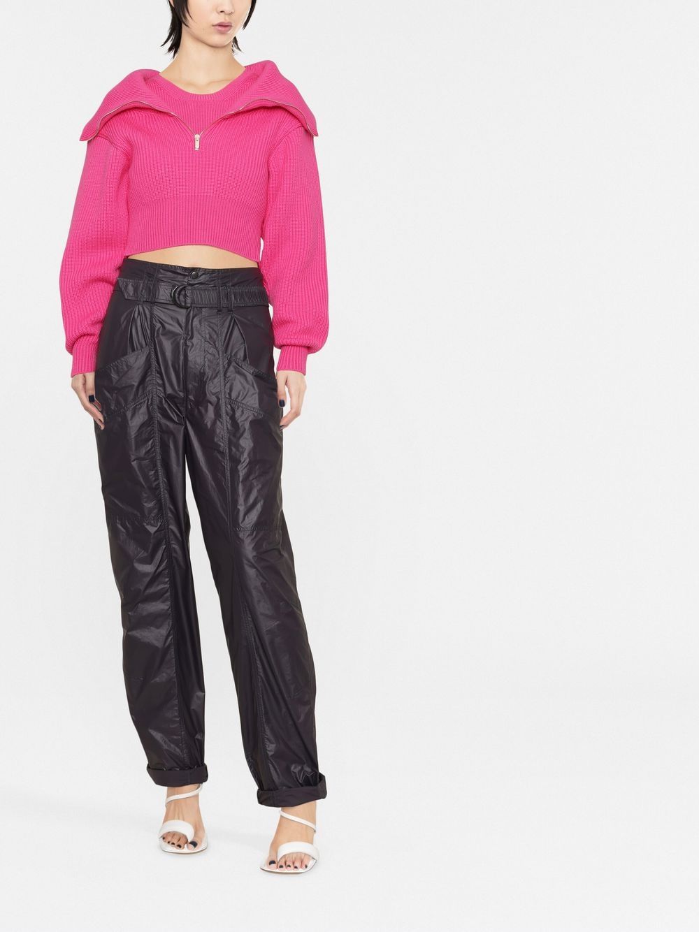 Jacquemus Trui met rits - Roze