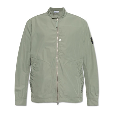 Jas Micro Twill Stone Island , Green , Heren