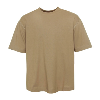 Klassiek T-shirt Closed , Beige , Heren