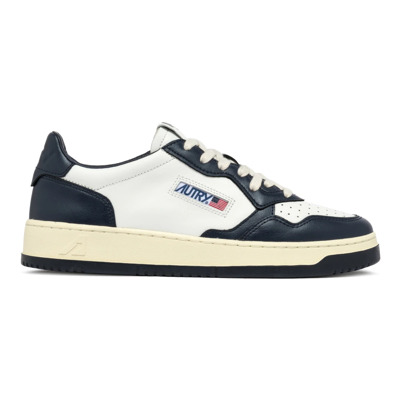 Klassieke Witte Sportieve Platte Schoenen Autry , White , Heren