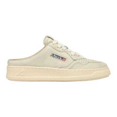 Lage Geitenleren Schoenen Autry , White , Dames