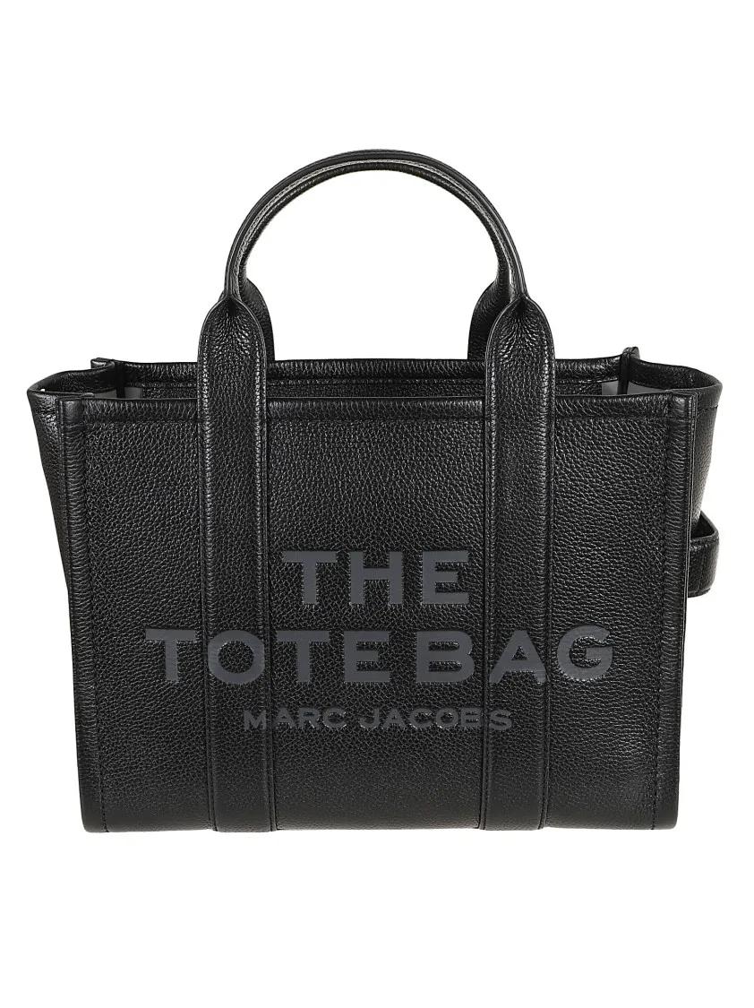 Marc Jacobs Totes & shoppers - Small Leather Tote Bag in zwart