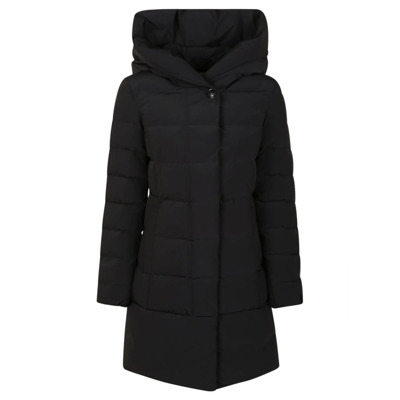 Melkwitte Dons Parka Jas Woolrich , Black , Dames