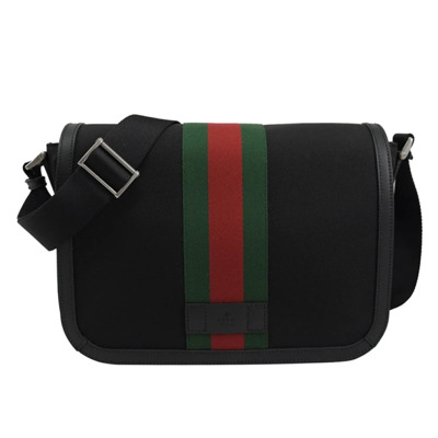 Messenger Tas Zwart Mannen Technocanvas Klep Mod. 630921 Kwtmn 8251 Gucci , Black , Dames