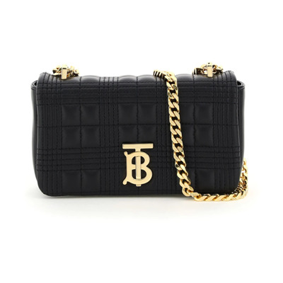 Moderne Cross Body Tas met Gewatteerd Patroon Burberry , Black , Dames