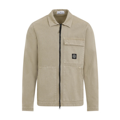 Neutrale Licht Jack voor Mannen Stone Island , Beige , Heren