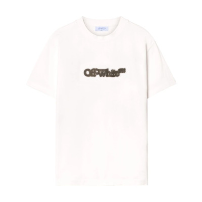 Pijl Spray T-shirt Wit Print Off White , White , Heren