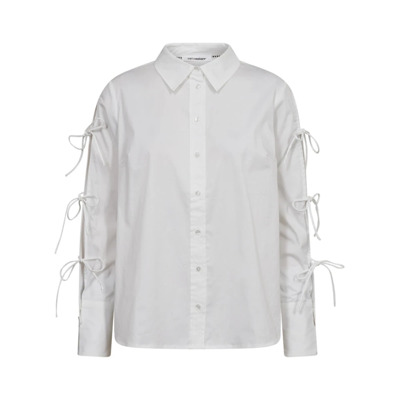 Poppy Tie Sleeve White Blouse Co'Couture , White , Dames