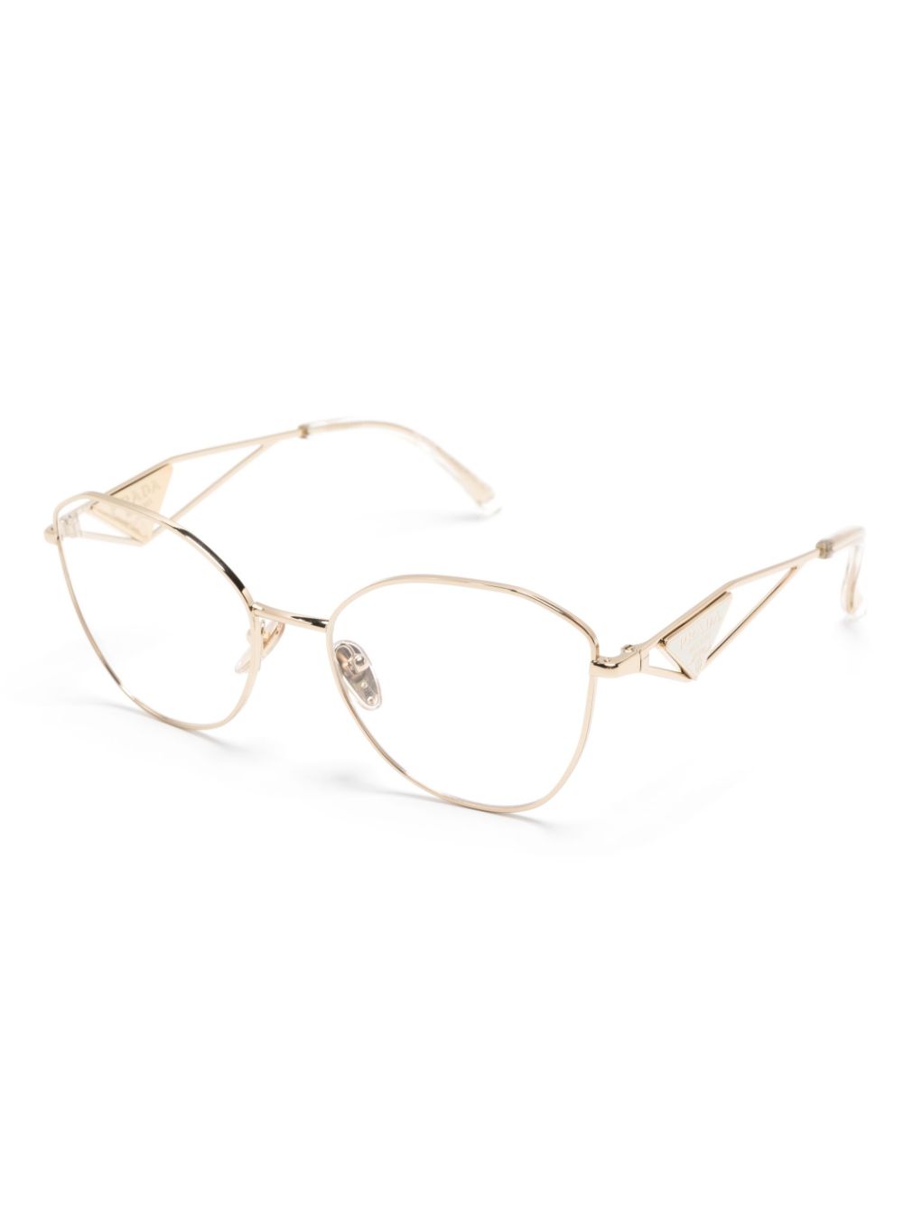 Prada Eyewear Bril met cat-eye montuur - Goud