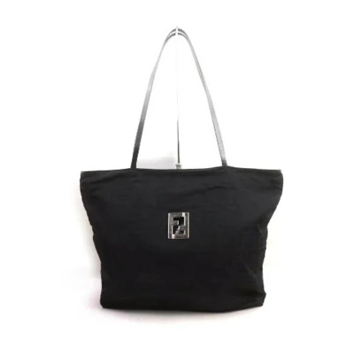 Pre-eigendom canvas Fendi-bags Fendi Vintage , Black , Unisex