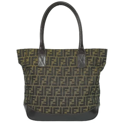 Pre-owned Canvas fendi-bags Fendi Vintage , Brown , Dames