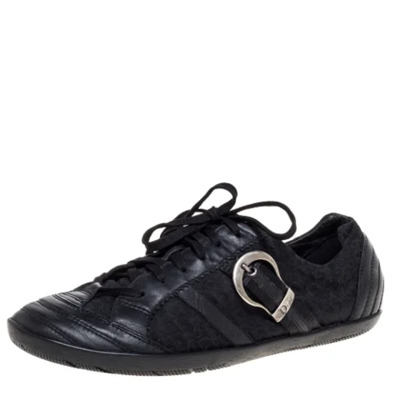 Pre-owned Fabric sneakers Dior Vintage , Black , Heren