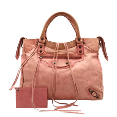 Pre-owned Leather balenciaga-bags Balenciaga Vintage , Pink , Dames