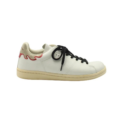 Pre-owned Leather sneakers Isabel Marant Pre-owned , Beige , Dames