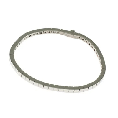 Pre-owned Metal bracelets Cartier Vintage , Gray , Dames