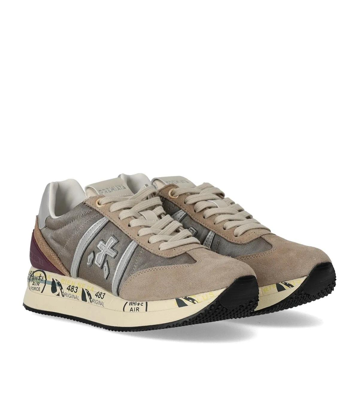 Premiata Low-Top Sneakers - PREMIATA CONNY 6979 SNEAKER in koper