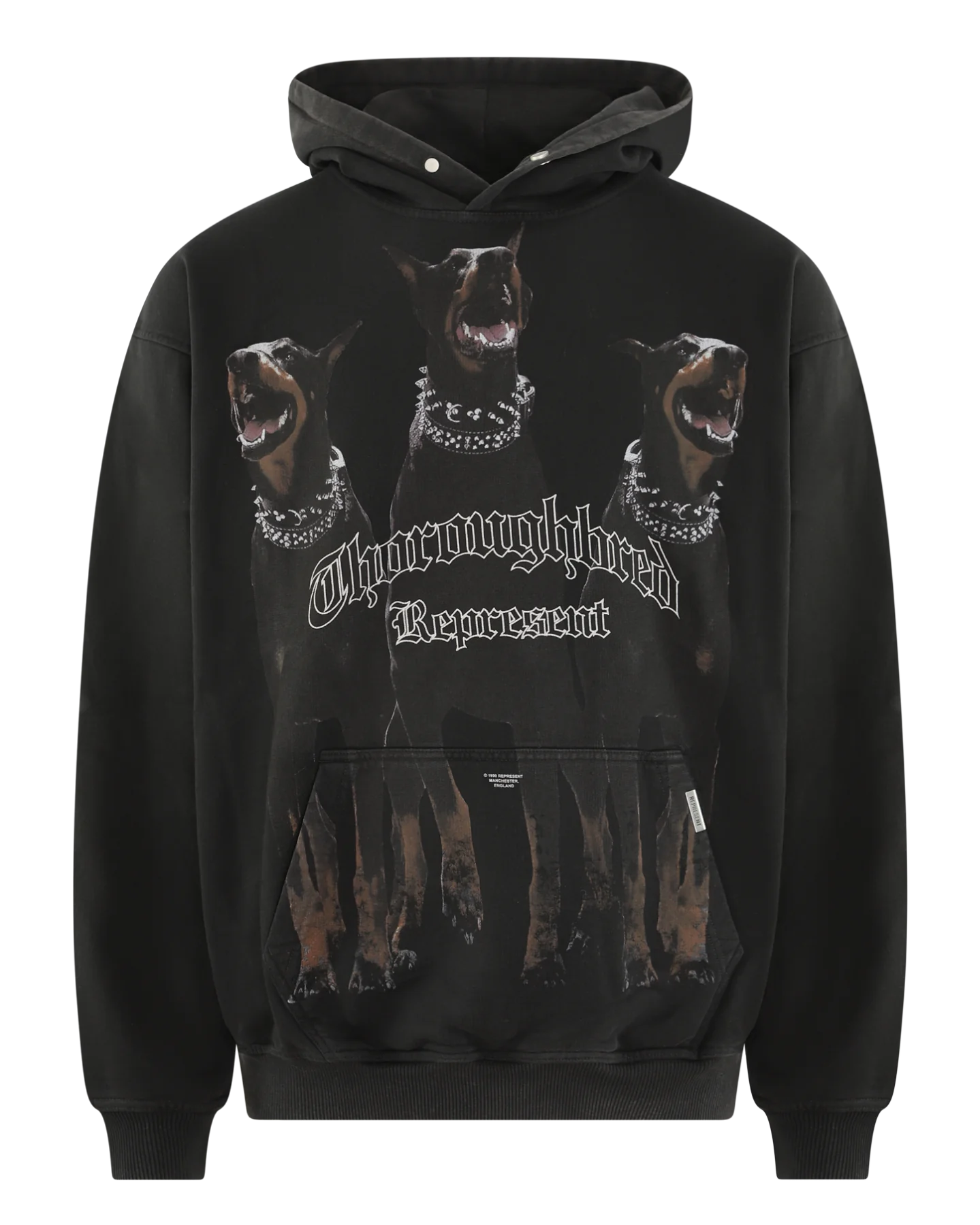 Represent Heren thoroughbred hoodie black