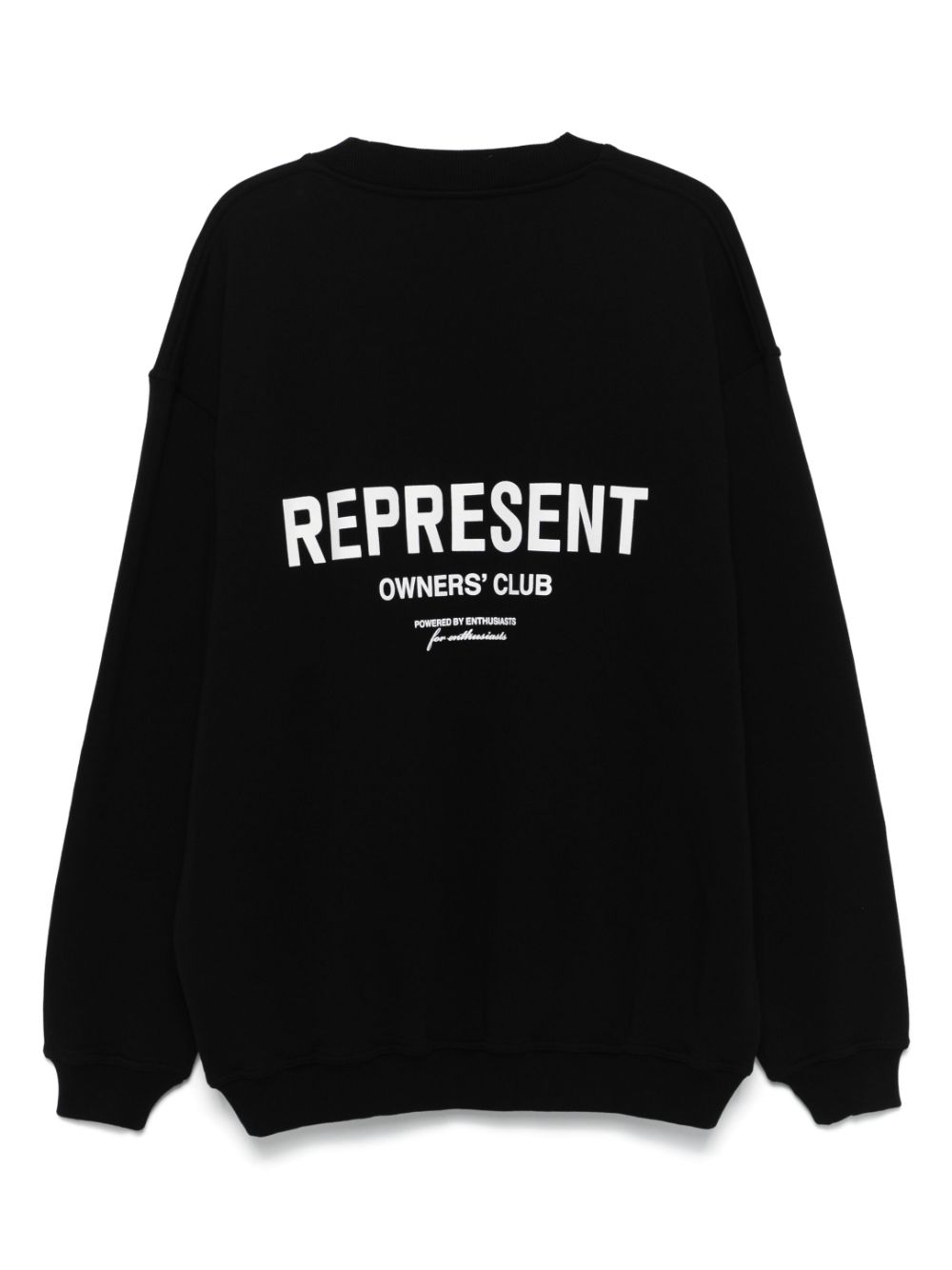 Represent Sweater met logo - Zwart