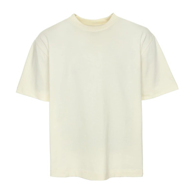 Rib T-shirt met relaxte pasvorm Closed , Beige , Heren