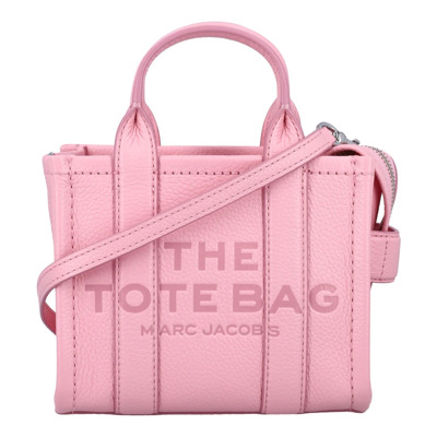 Ribbon Pink Mini Tote Leren Tas Marc Jacobs , Pink , Dames