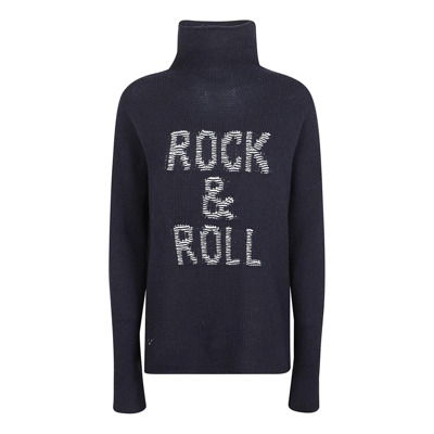 Rock & Roll Wollen Trui Zadig & Voltaire , Blue , Dames