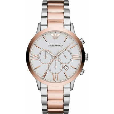 Roestvrijstalen Grijze Herenhorloge Emporio Armani , Gray , Heren