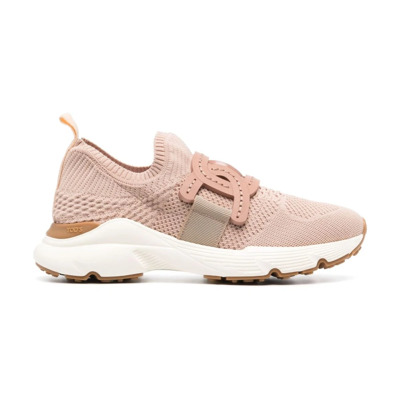 Roze Gebreide Instap Sneakers Tod's , Pink , Dames