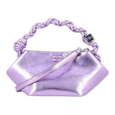 Roze Lavendel Mini Bou Handtas Ganni , Purple , Dames