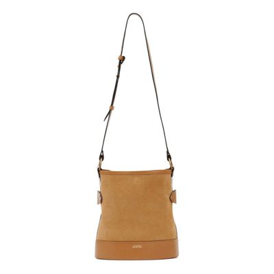 Samara Leren Handtas Isabel Marant , Brown , Dames