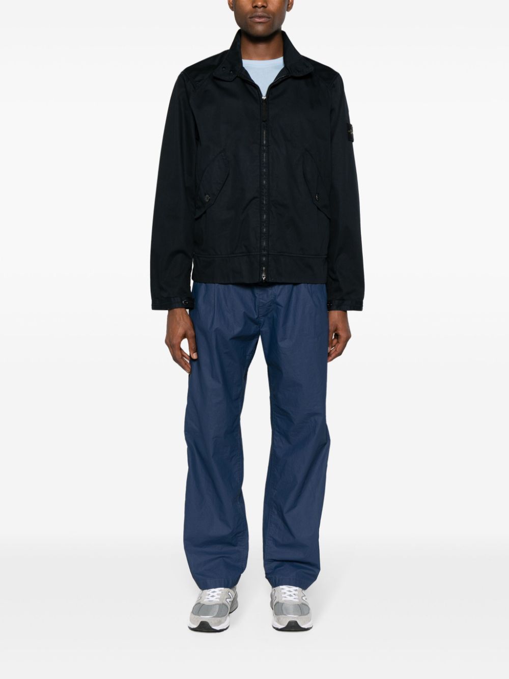 Stone Island Broek met toelopende pijpen - Blauw