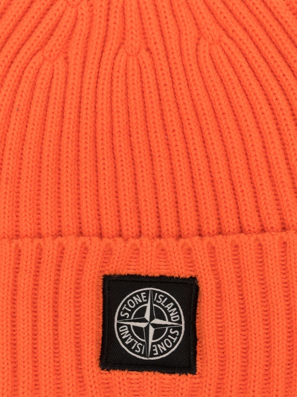 Stone Island Junior Muts met Compass-logoprint - Oranje