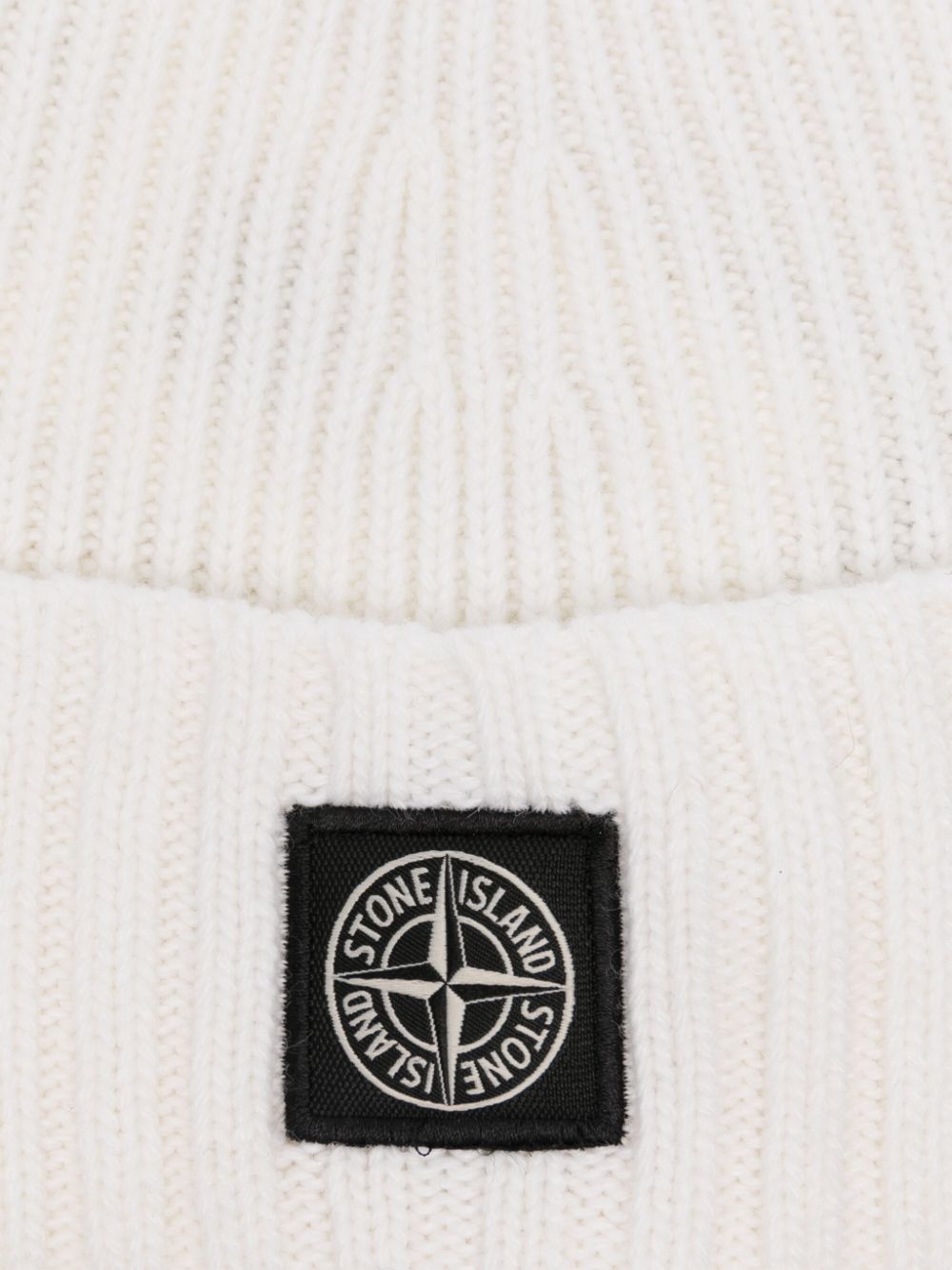 Stone Island Junior Muts met Compass-logoprint - Wit