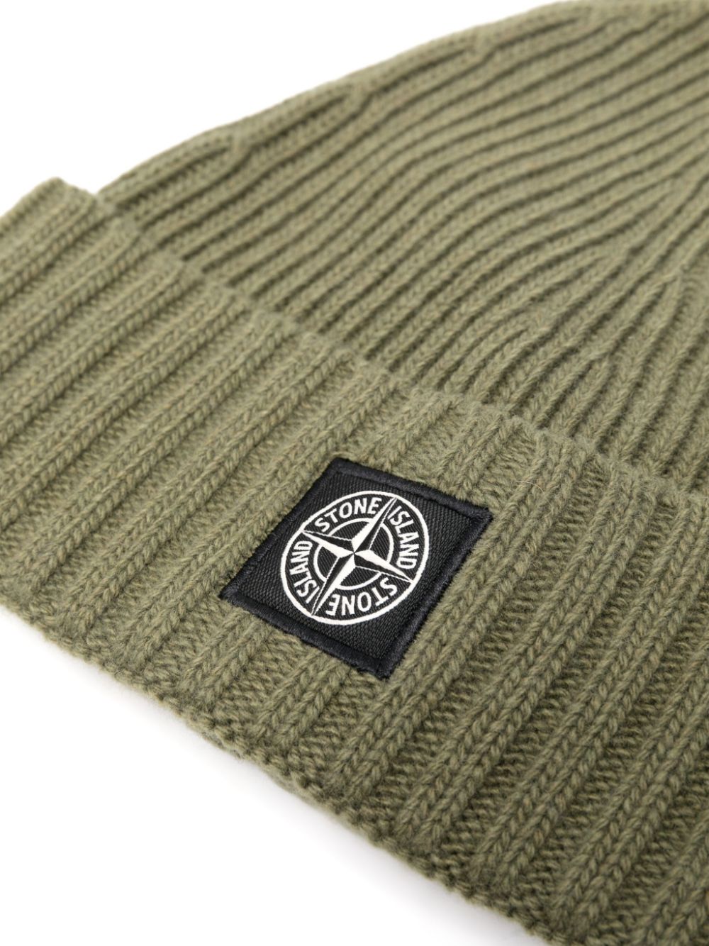 Stone Island Junior Muts met Compass-patch - Groen