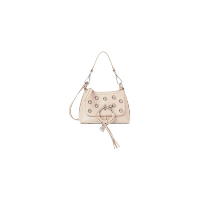 Studded Mini Tas Joan See by Chloé , Beige , Dames