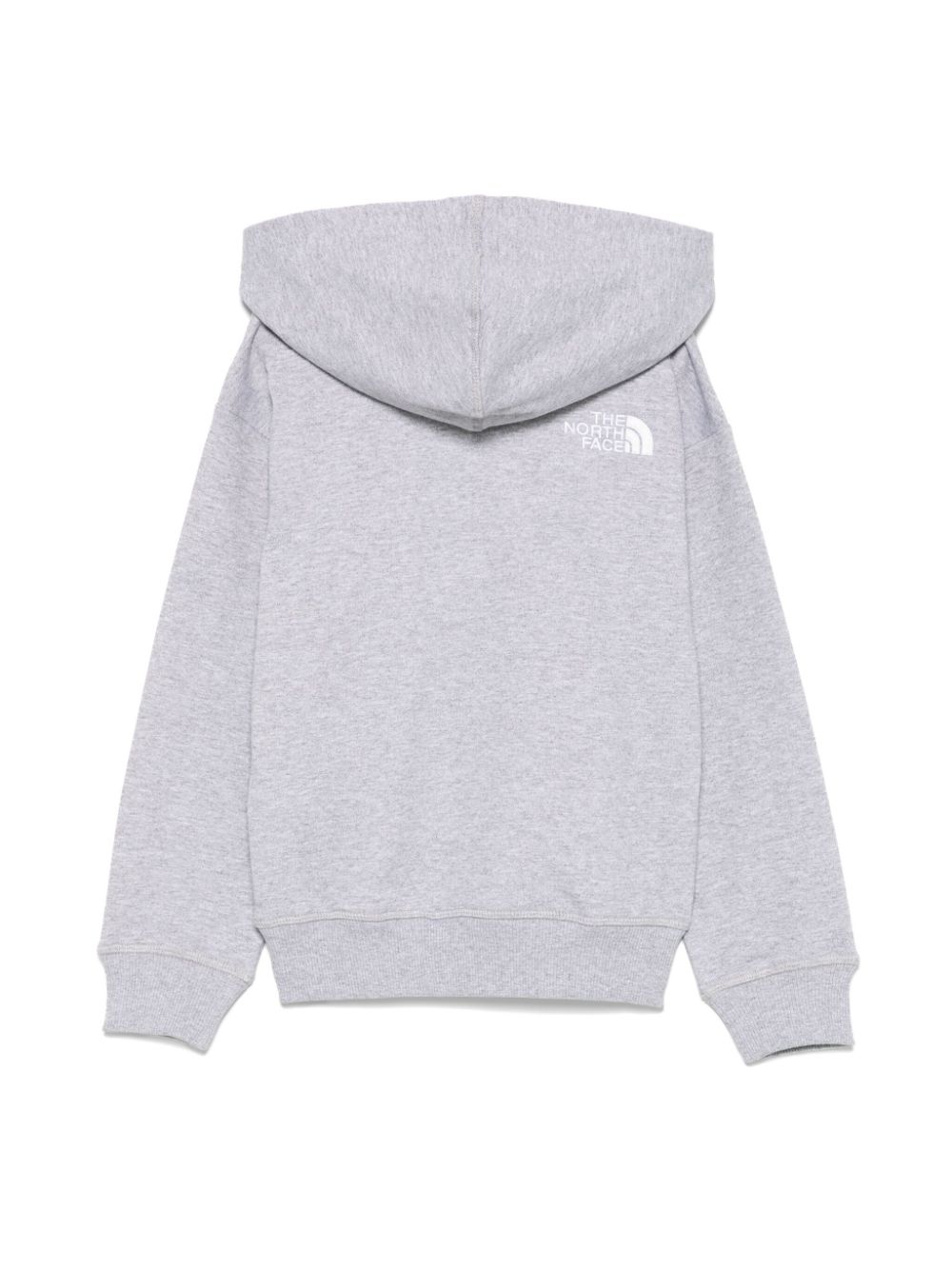 The North Face Kids Hoodie met geborduurd logo - Grijs