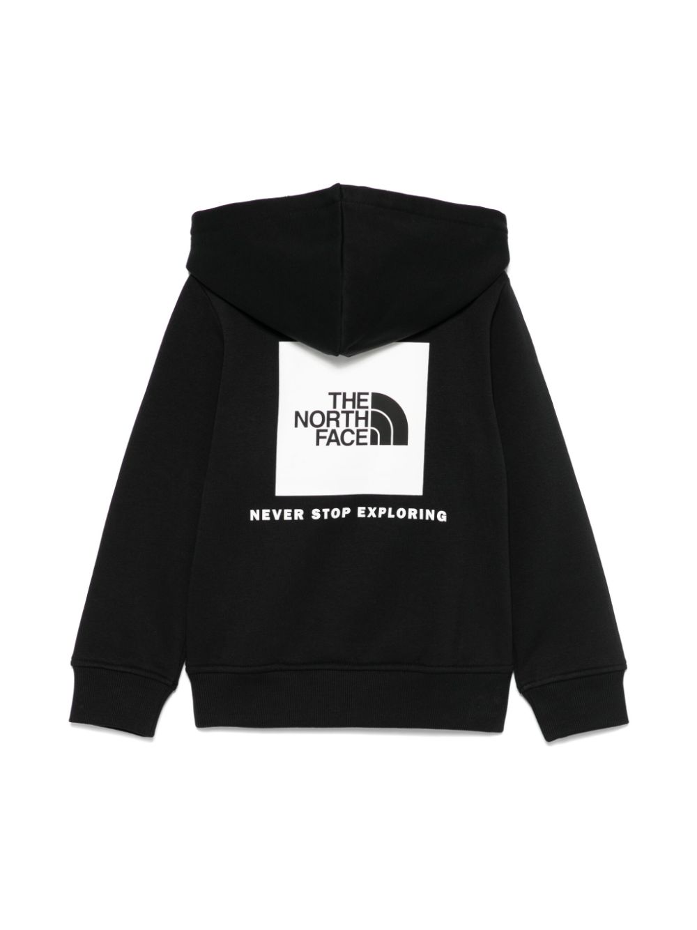 The North Face Kids Hoodie met logoprint - Zwart